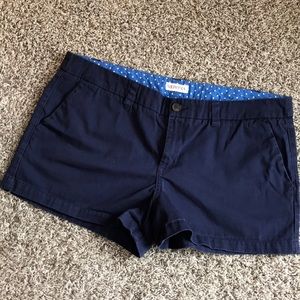 Navy blue shorts size 14